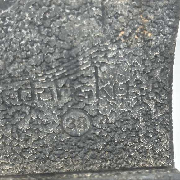 FREE PEOPLE Western Bootie Slingback Sz 38 Laser Cut Floral Leather Boot Boho - Picture 14 of 14